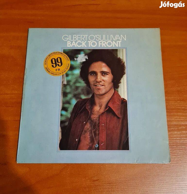 Gilbert O'Sullivan Back To Front; LP, Vinyl