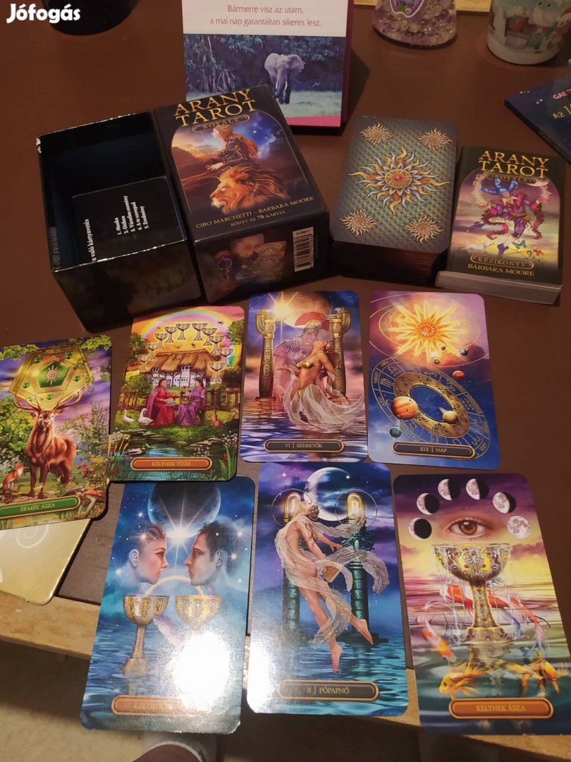 Gilded Arany tarot kártya nem használt 