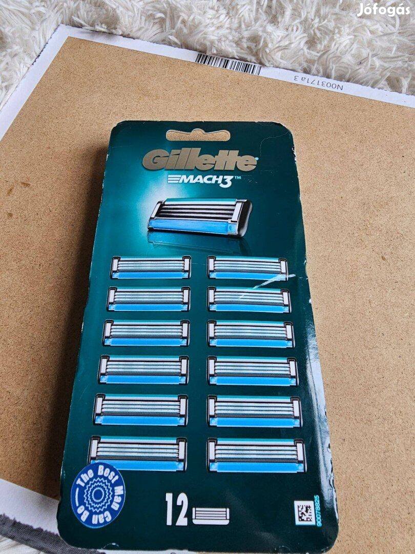 Gillette Mach3 Szett férfiaknak borotvbetét 12 db új dobozos Ha szere