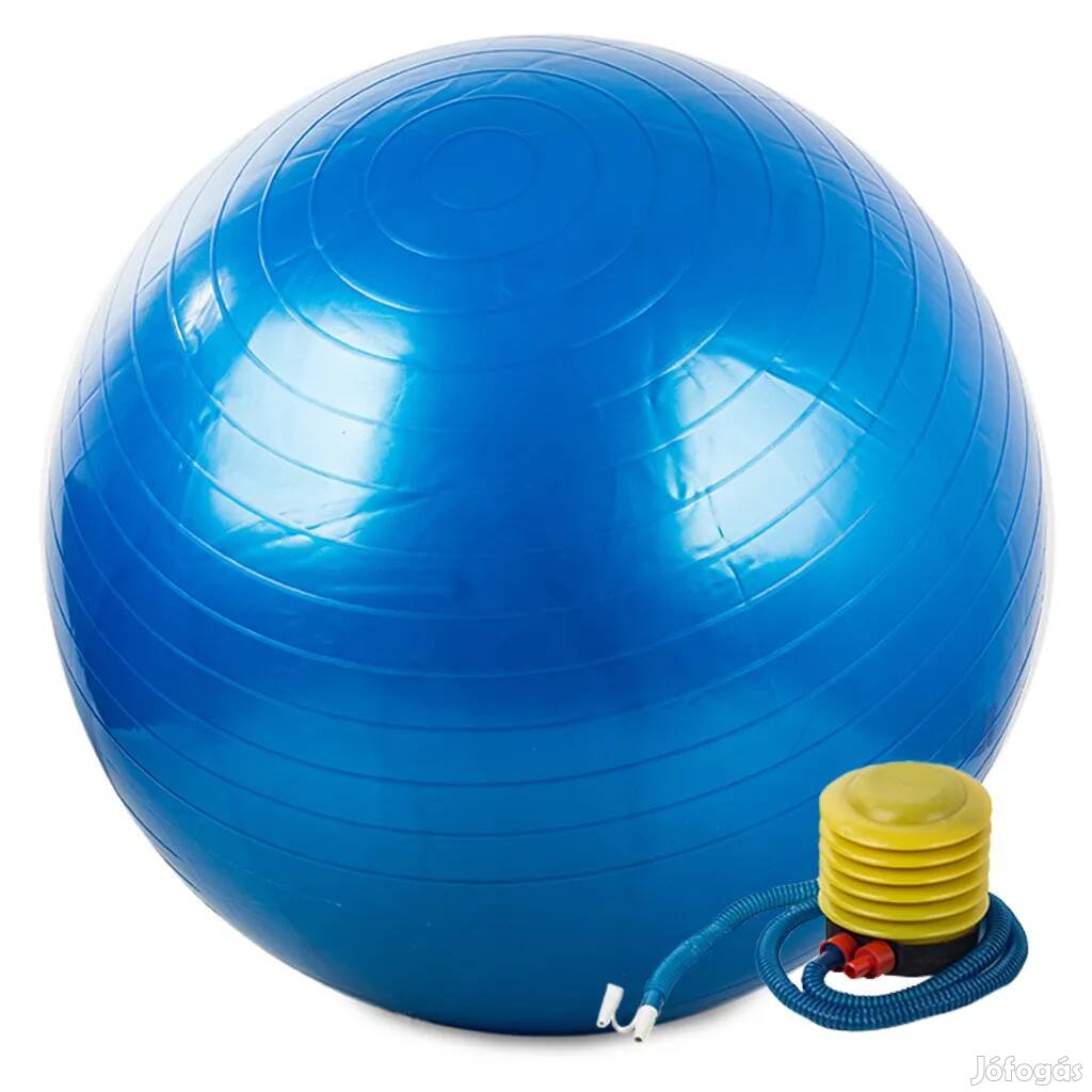 Gimnasztikai labda + pumpa 65cm rehabilitációs labda