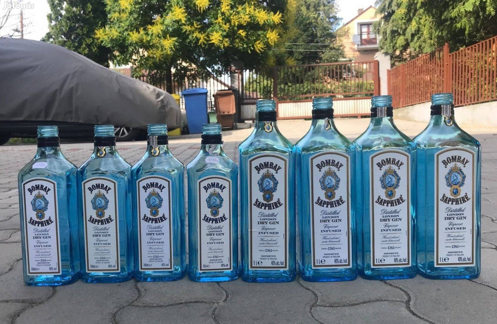 Gin-es üveg pálinkás üveg palack Posta megoldható GLS is