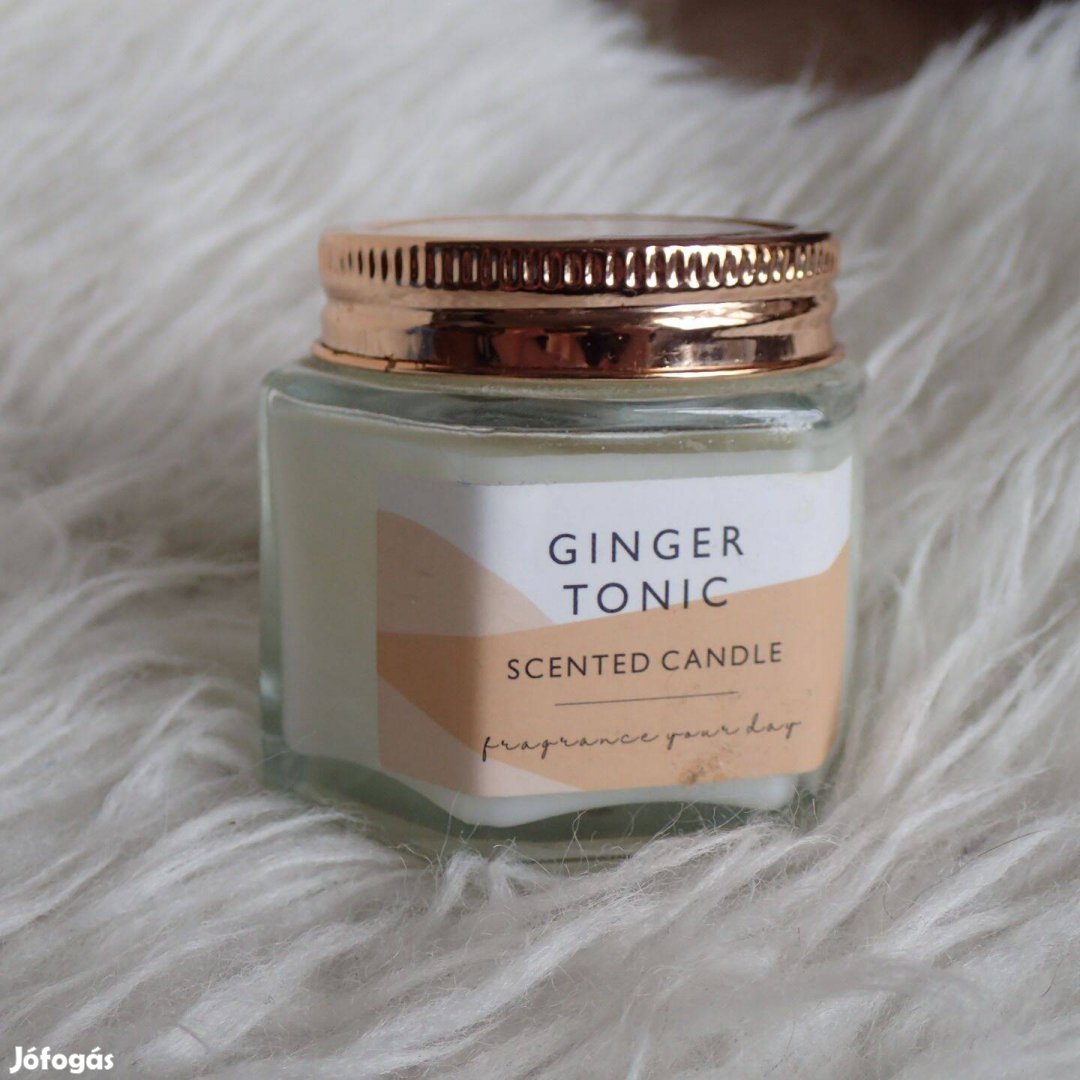 Ginger & Tonic illa gyertya zárható üvegben