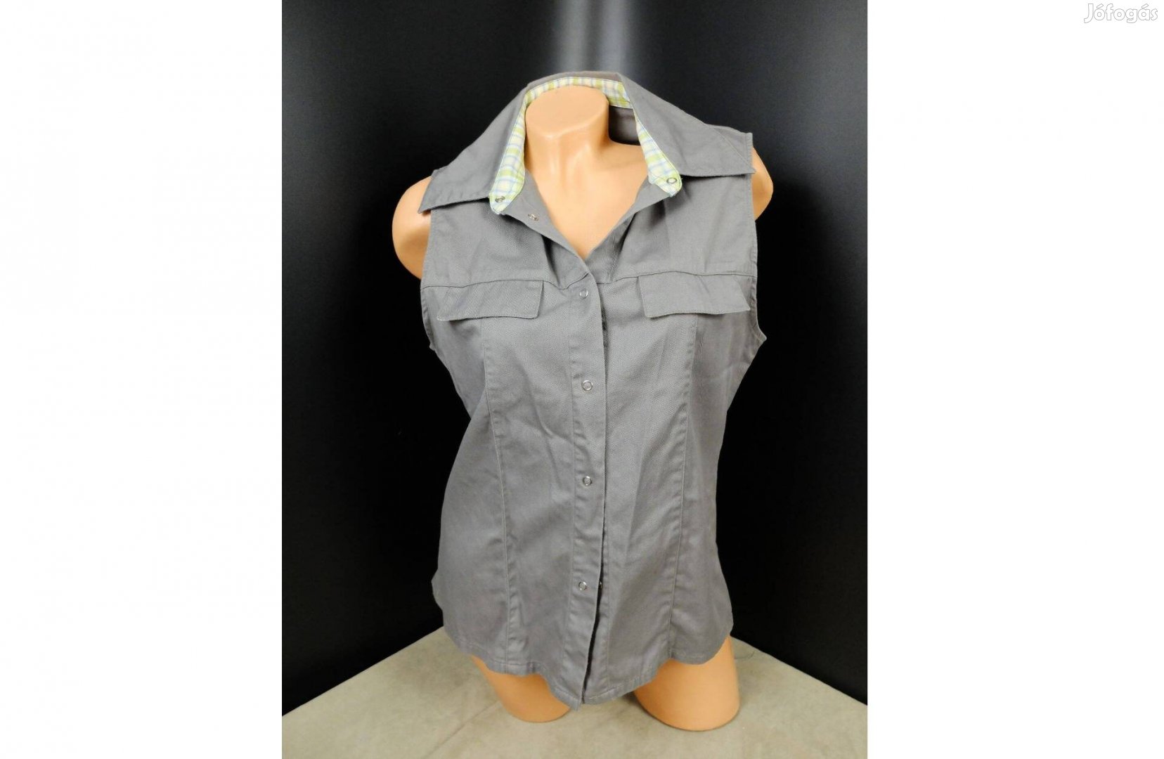 Ginoma szürke női ing mellény