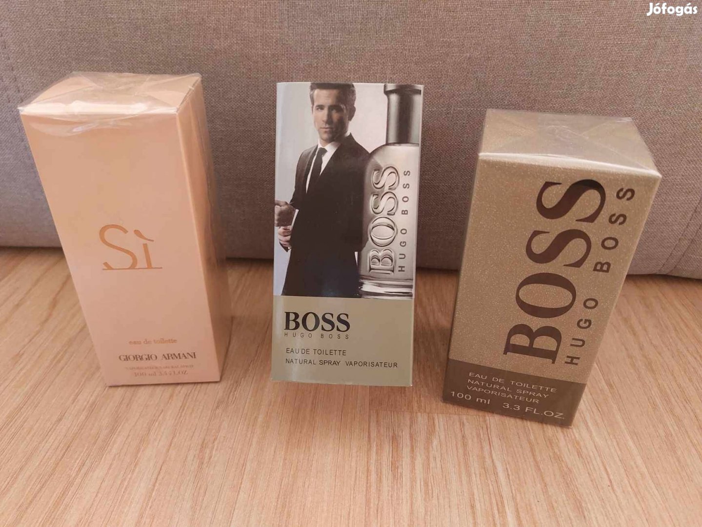 Giorgio Armani-Sí + Hugo Boss-BOSS parfümök eladók (Újak):