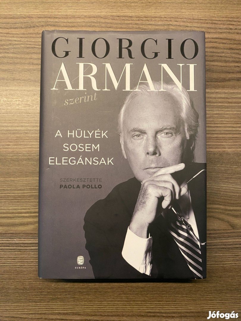 Giorgio Armani könyv újszerű állapotban!