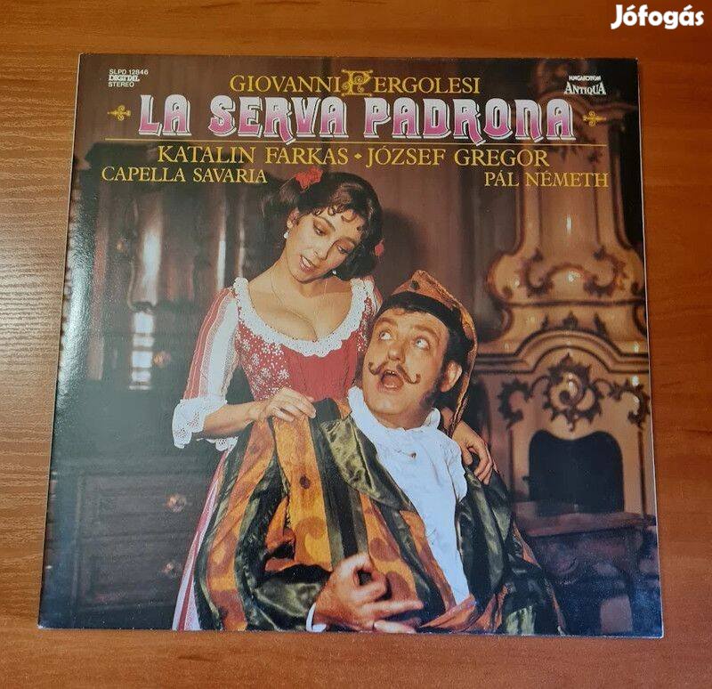 Giovanni Pergolesi - La Serva Padrona; LP, Vinyl