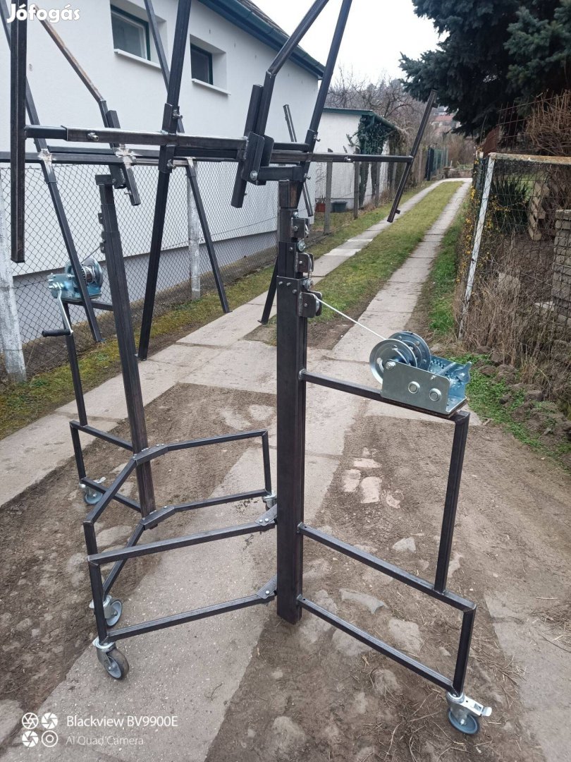 Gipszkarton, paletta emelő