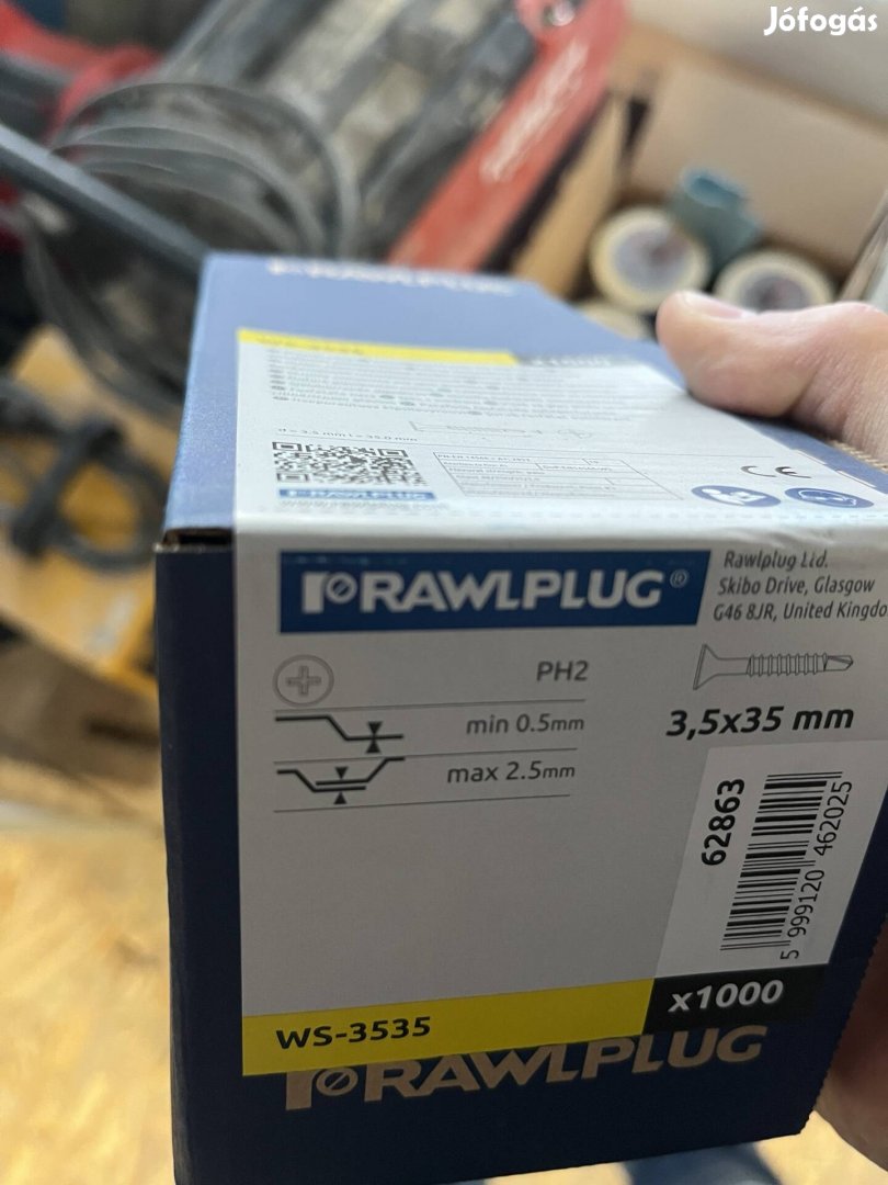 Gipszkarton csavar 35 önfúró