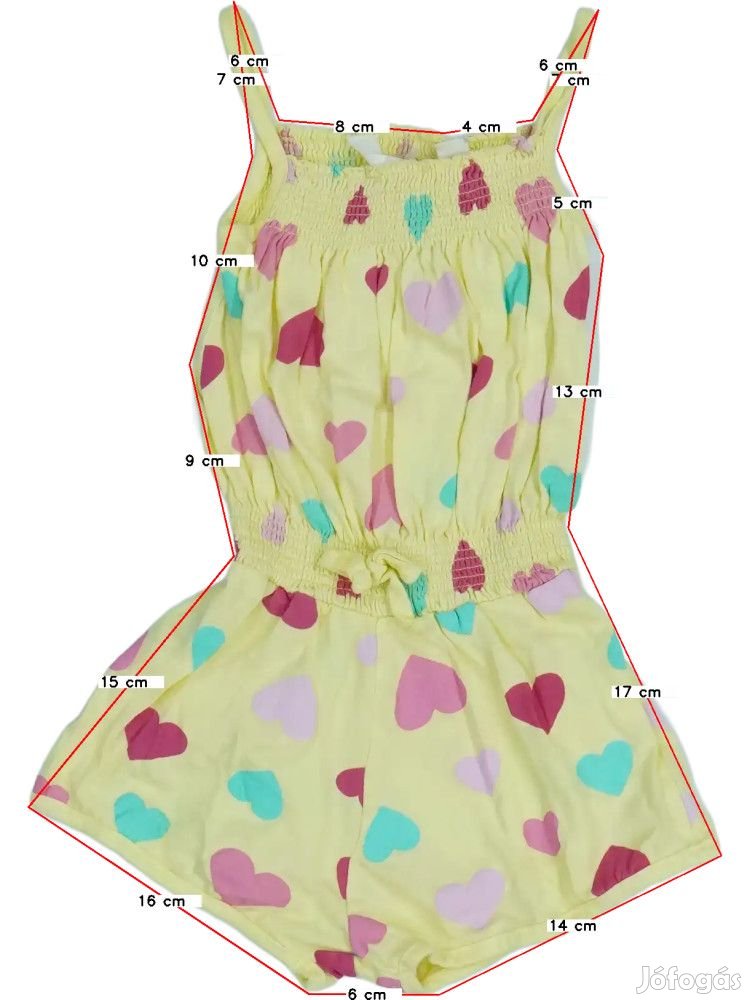 Girl2Girl Használt (újszerű) Lány Playsuit / Jumpsuit (Méret: 104)