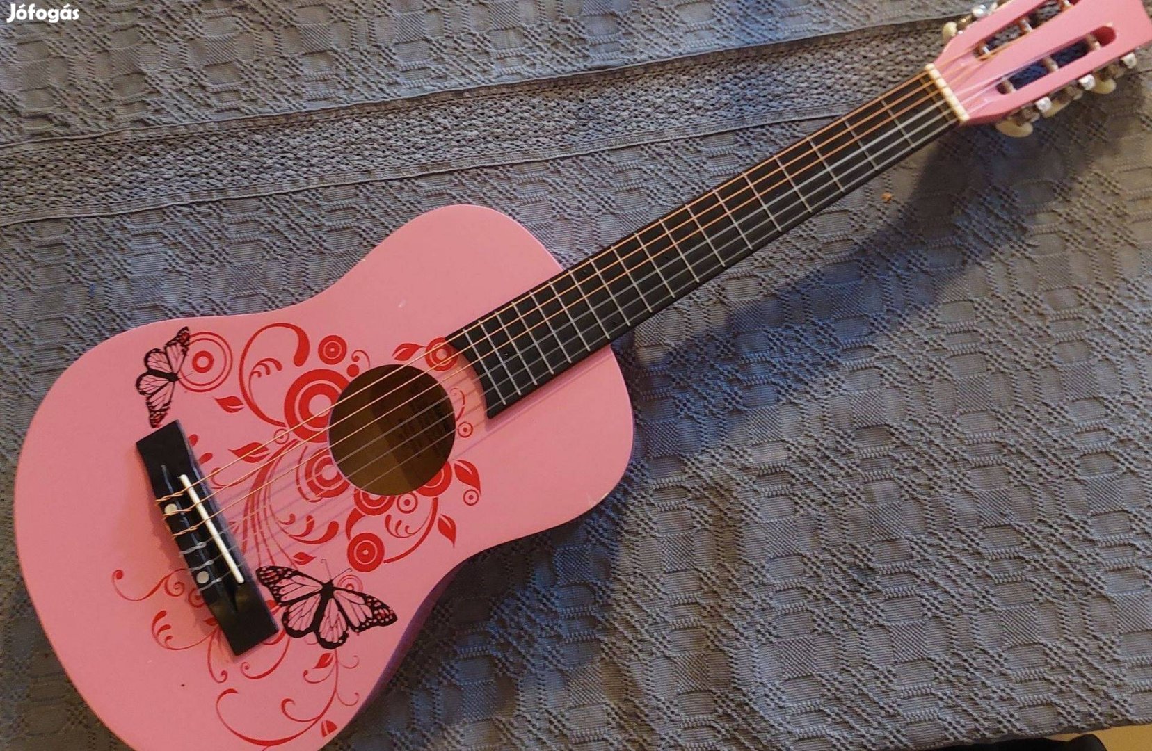 Gitár pink 73-76 cm