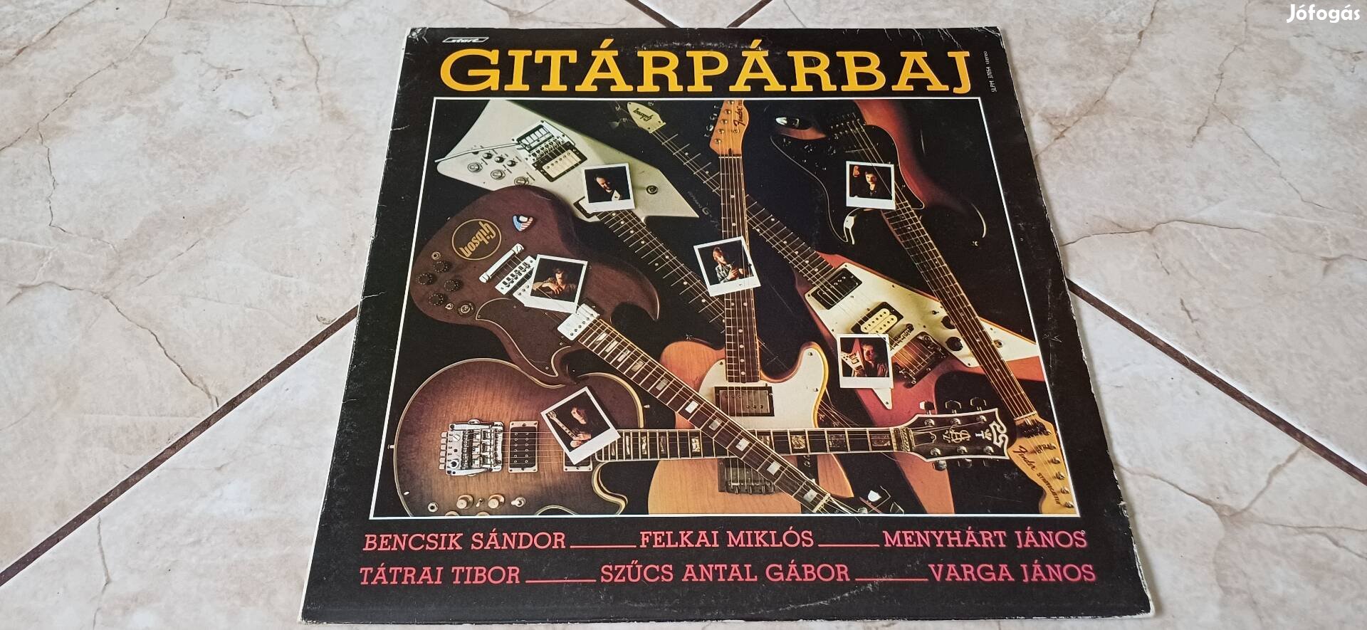 Gitárpárbaj bakelit hanglemez