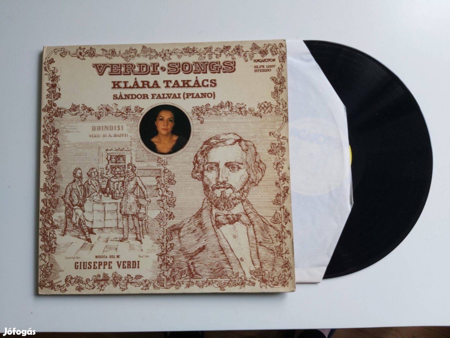 Giuseppe Verdi, Klára Takács, Sándor Falvai Verdi Songs (LP)