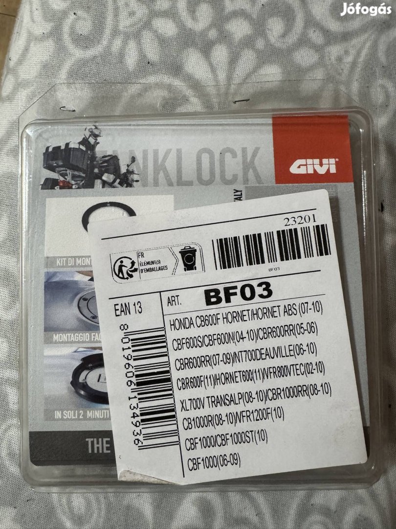 Givi BF 03 Tanklock adapter tartó 