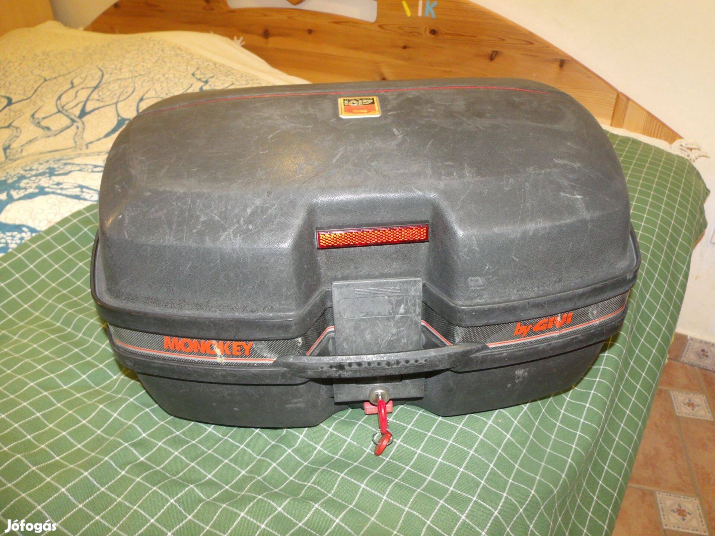 Givi E45 monokey motoros topcase hátsó doboz balesetmentes