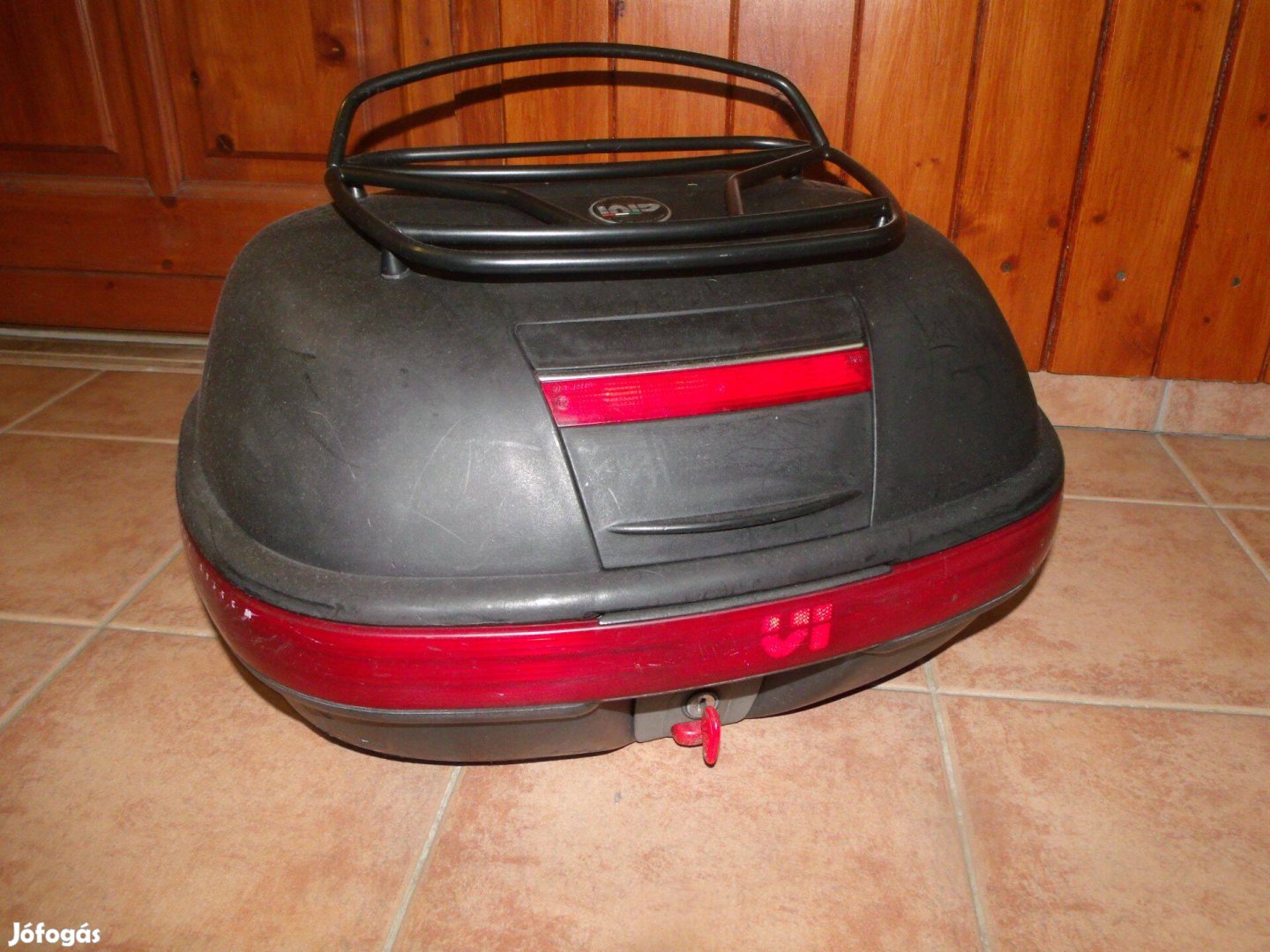 Givi Monokey motoros topcase hátsó doboz + csomagtartó rács