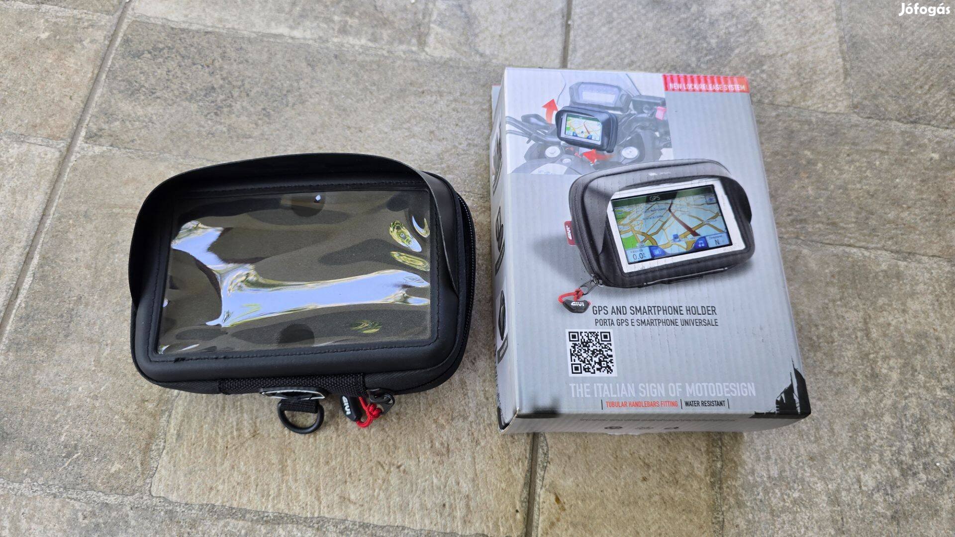 Givi motoros GPS- és telefontartó