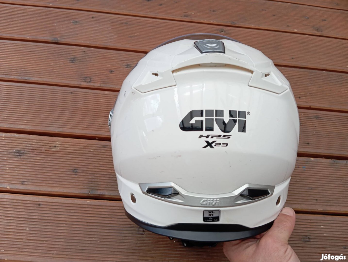 Givi x23 motoros bukósisak és kesztyű