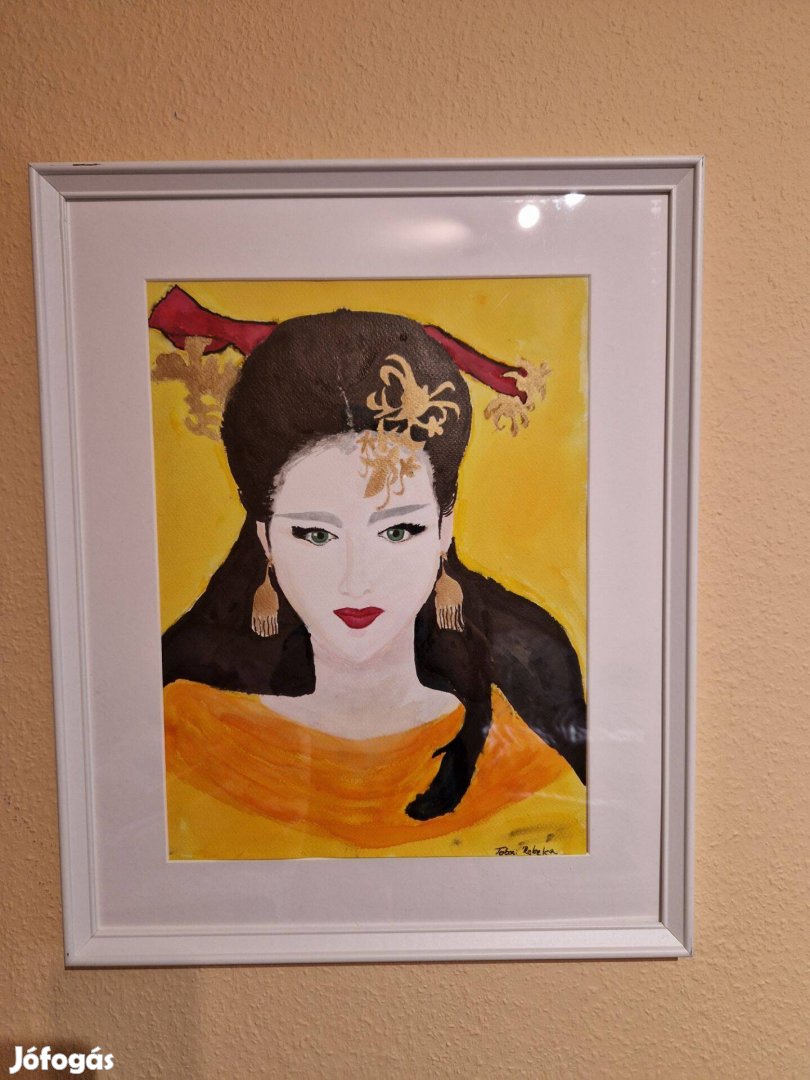Gizell gésa festmény