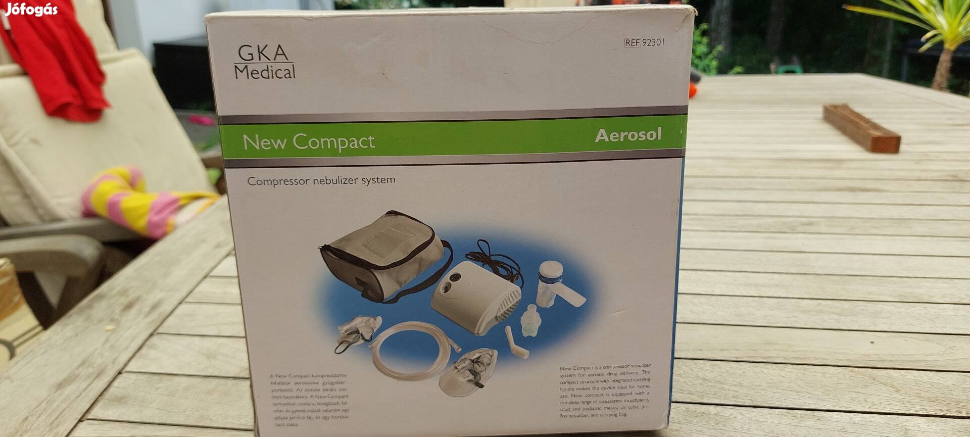 Gka Medical New Compact kompresszoros inhalátor készülék