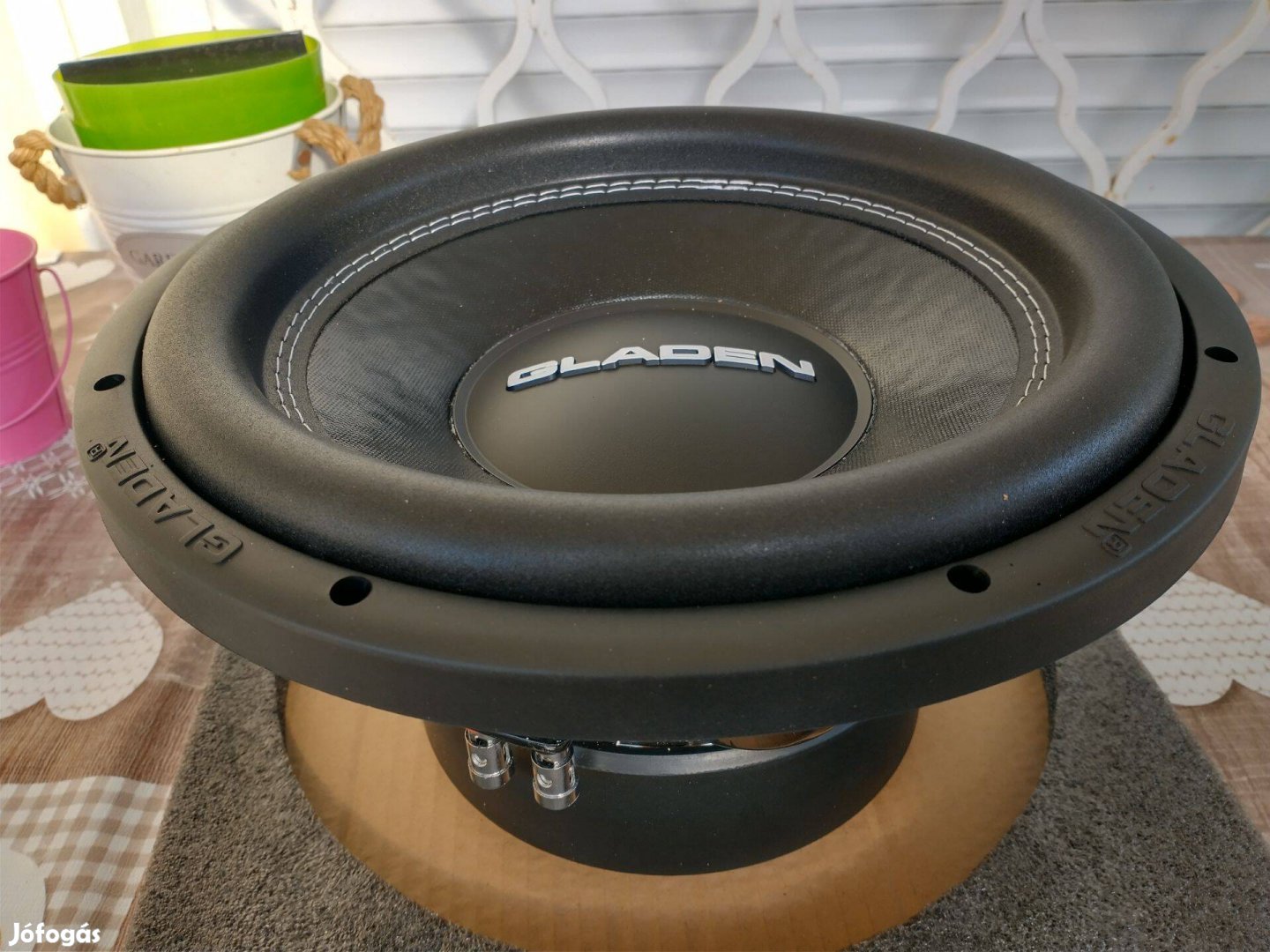 Gladen Audio Sqx 12 mélynyomó, Új Állapotú