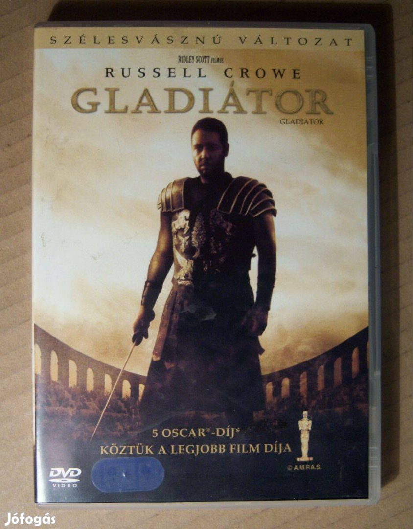 Gladiátor DVD (2000) jogtiszta (feliratos)