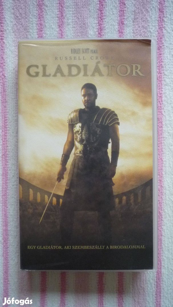 Gladiator I. videókazetta VHS videó kazetta Russel Crowe Gyűjteményb