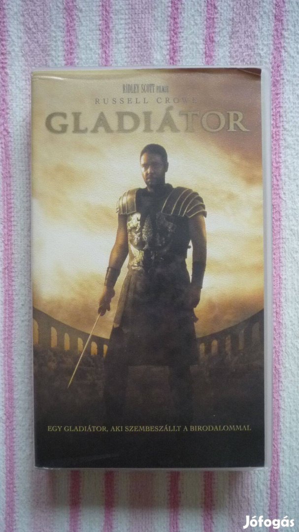 Gladiator I. videókazetta VHS videó kazetta Russel Crowe Gyűjteményb