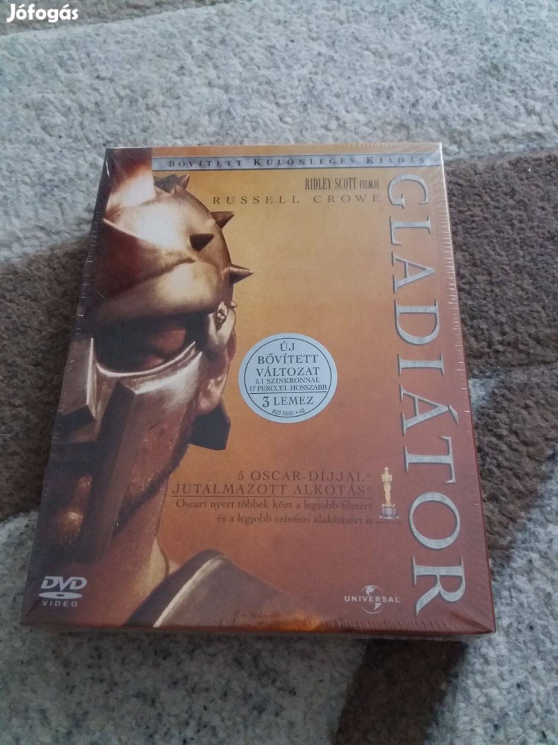 Gladiátor (3 DVD - különleges, digipack kiadás)