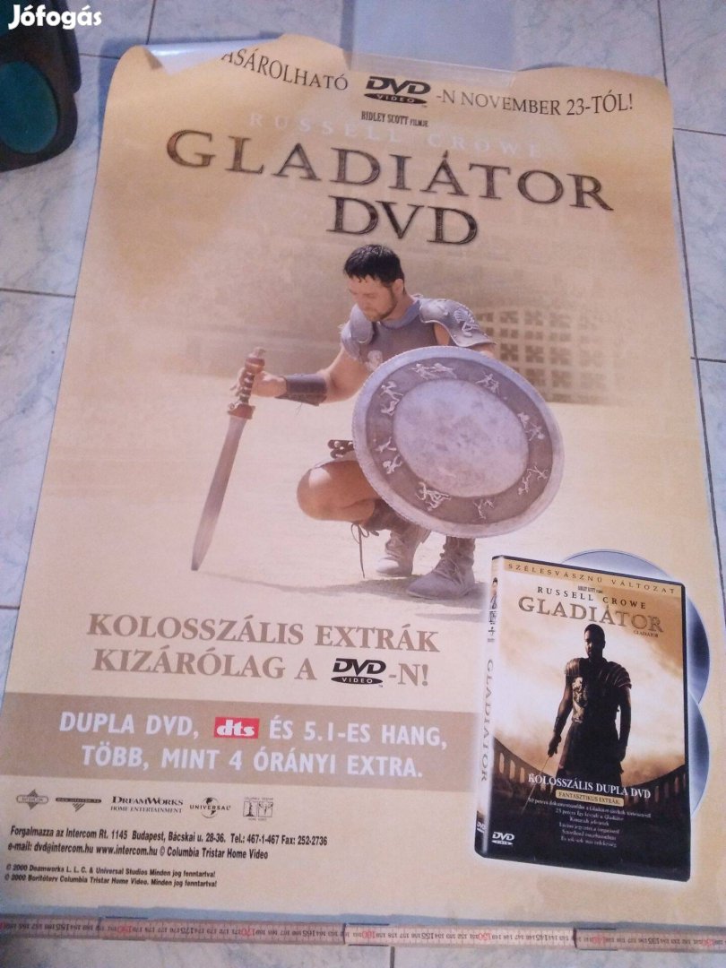 Gladiátor film plakát eladó