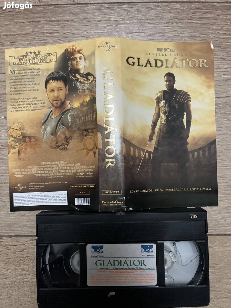 Gladiátor vhs 