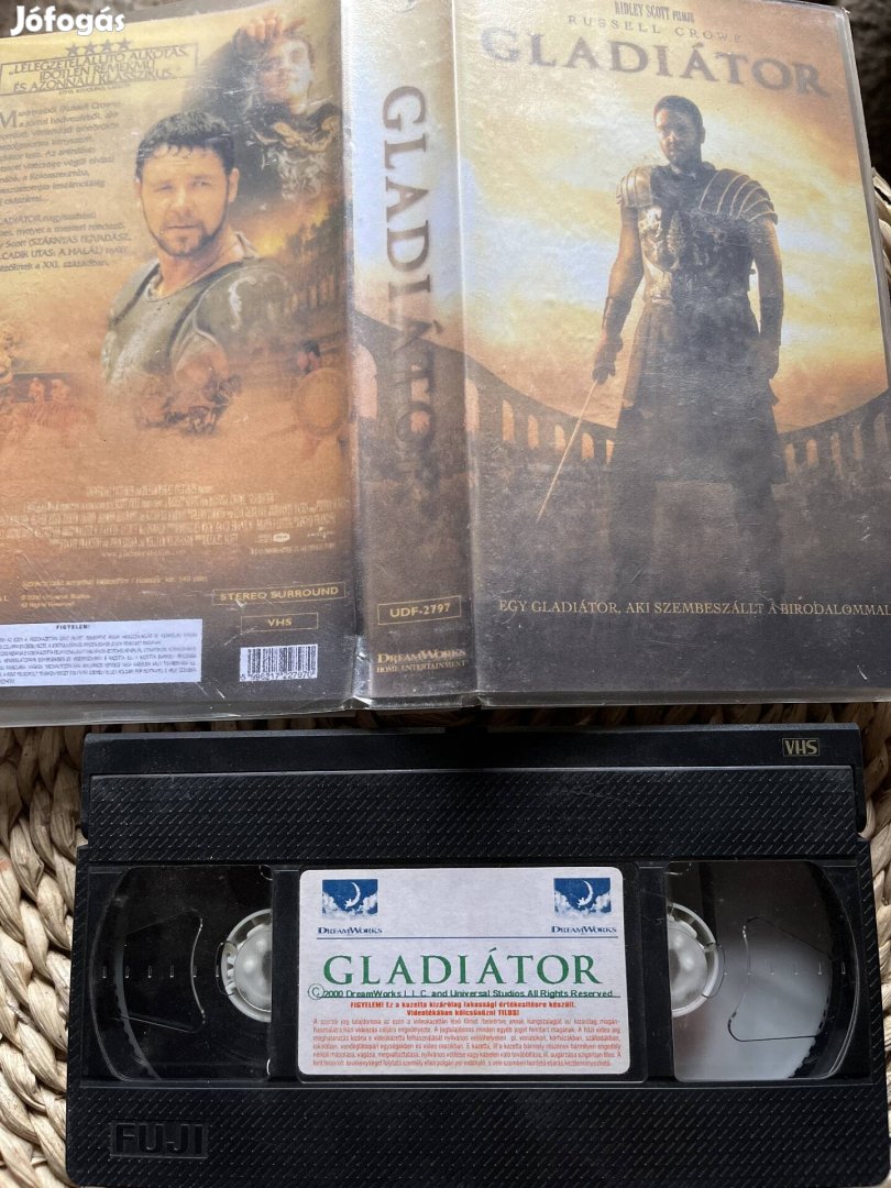 Gladiátor vhs kazetta