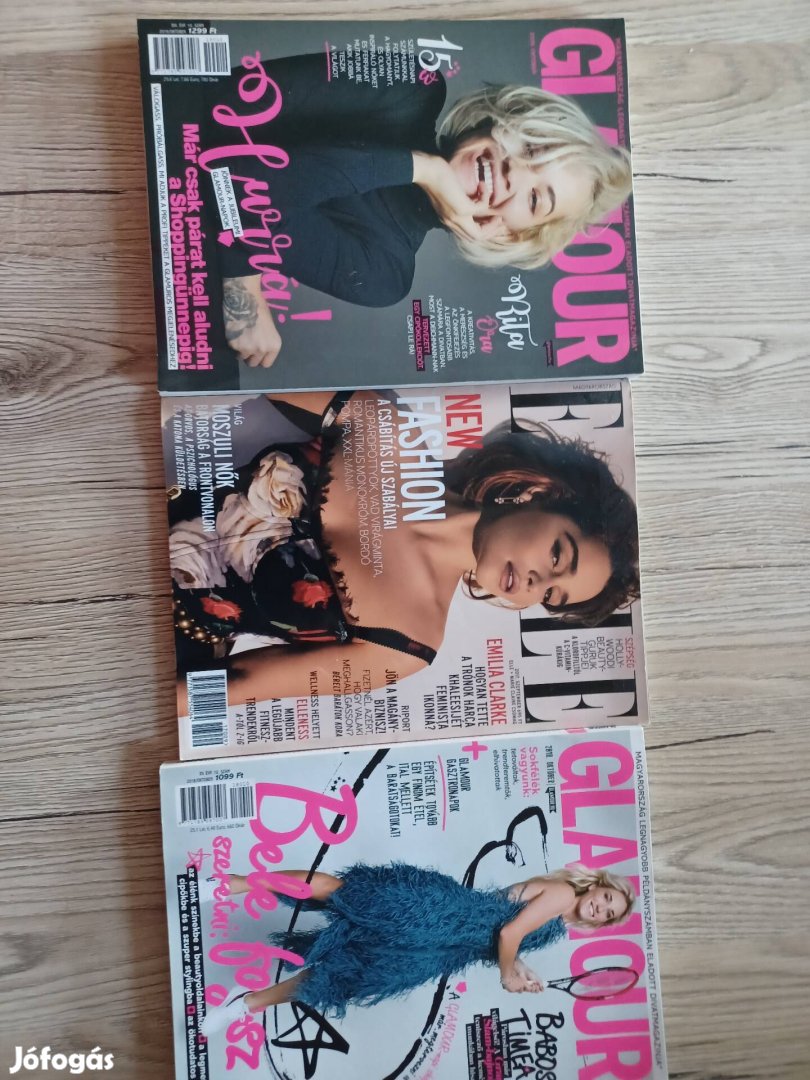 Glamour és Elle magazinok 2019