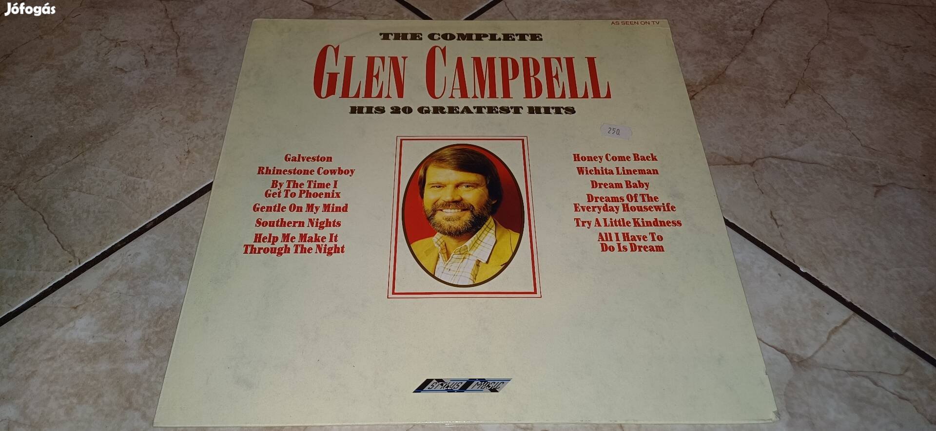 Glen Campbell bakelit hanglemez