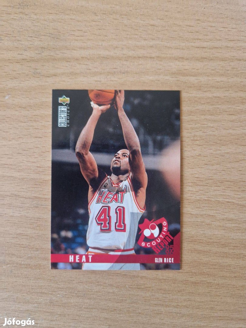 Glen Rice Collectors Choice 1995-96 Scouting 334 kártya