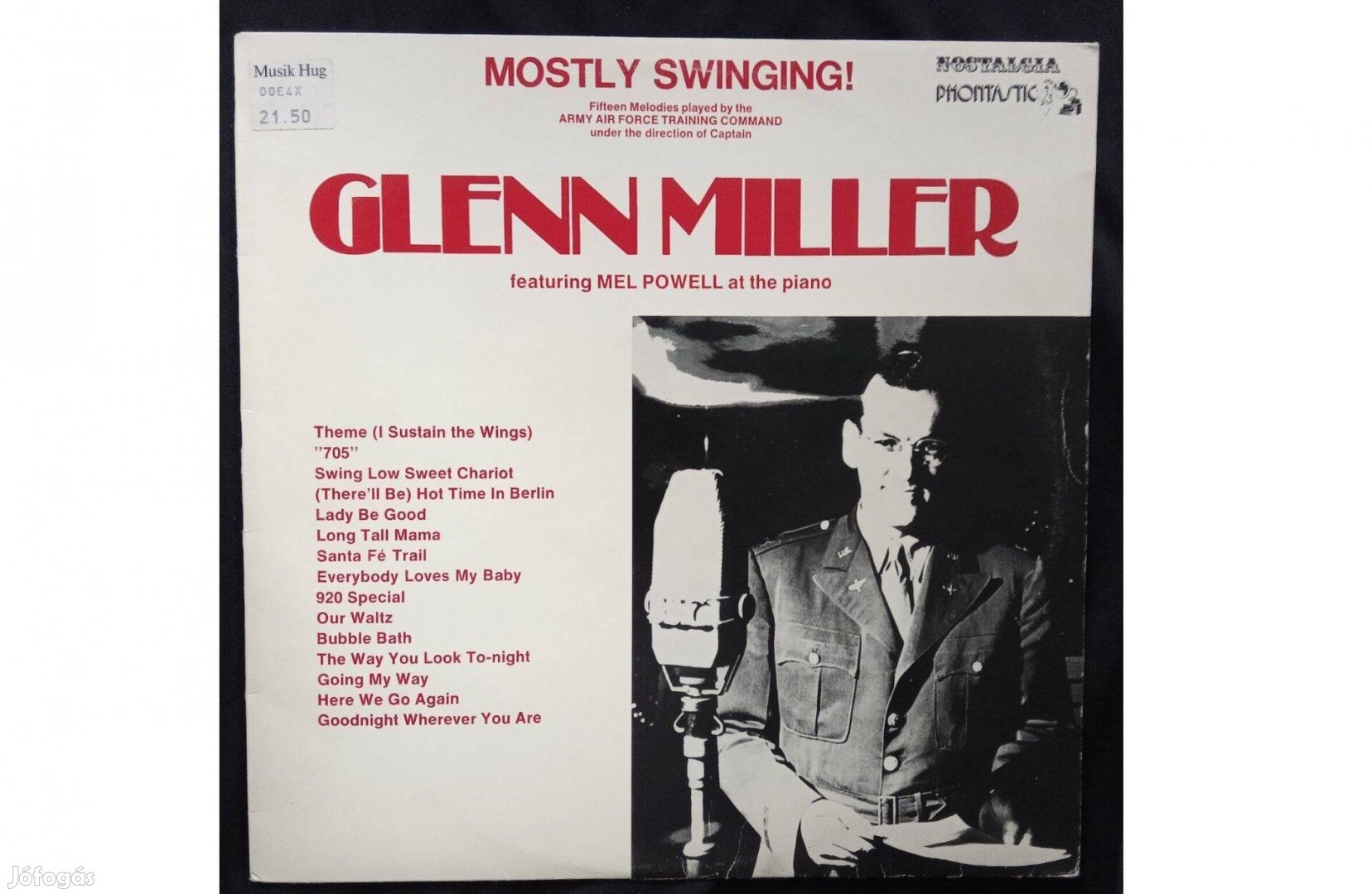 Glenn Miller Mostly Swinging Army Air Force Training Command svéd nyo