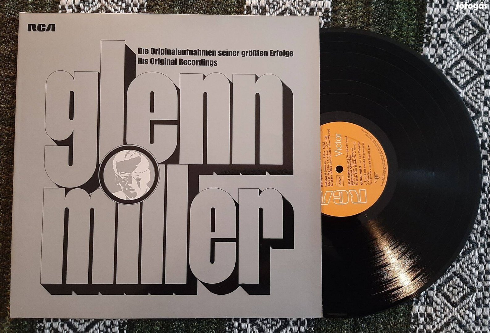 Glenn Miller bakelit lemez