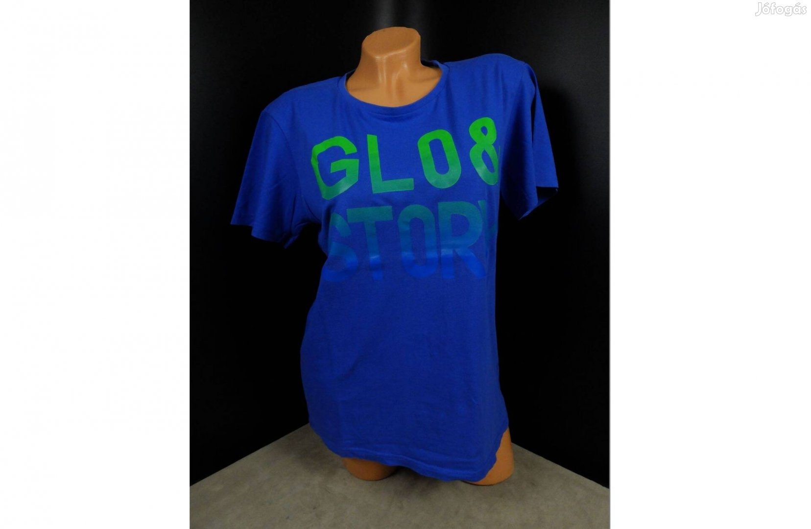 Glo&Story kék női rövid ujjú póló felső