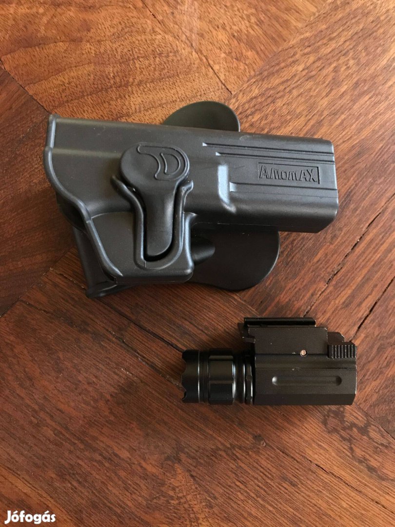 Glock 17 amomax fegyvertok és fegyver lámpa