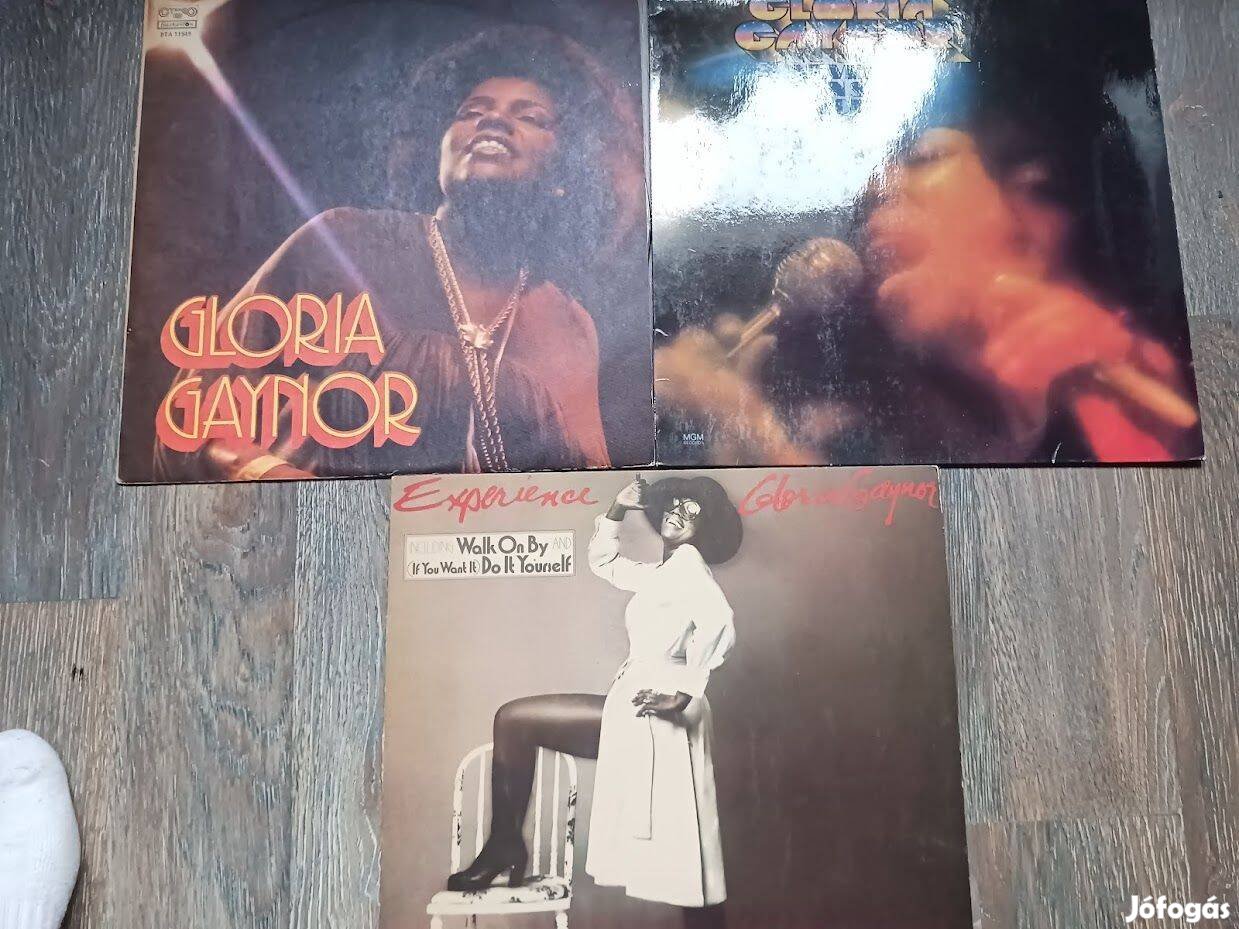 Gloria Gaynor 3db bakelit lemez