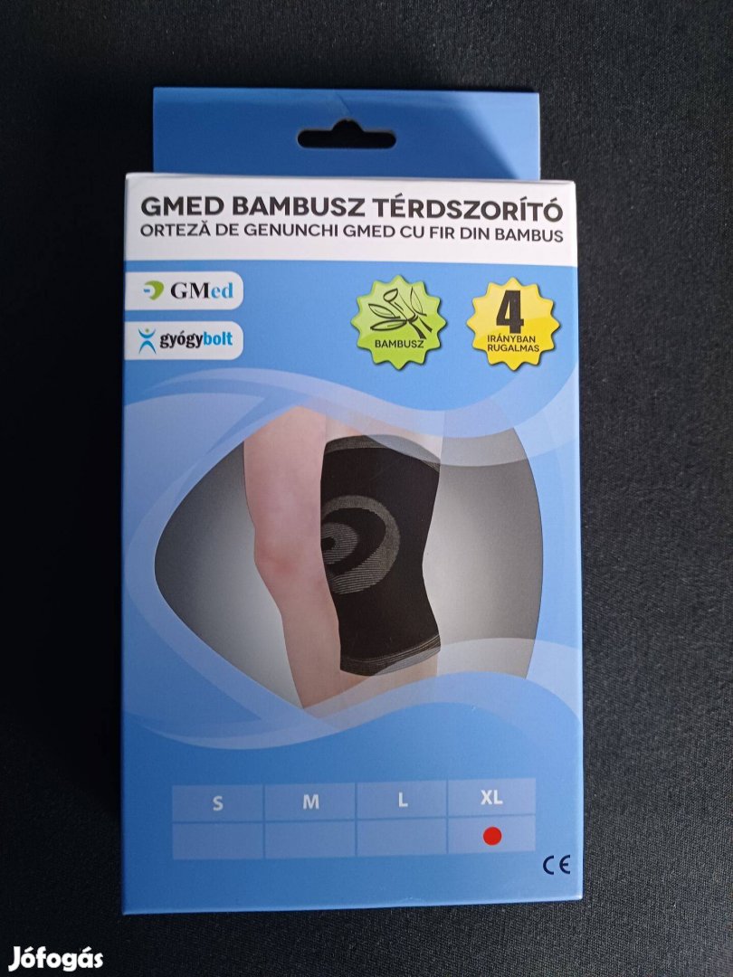 Gmed bambusz térdszorító XL