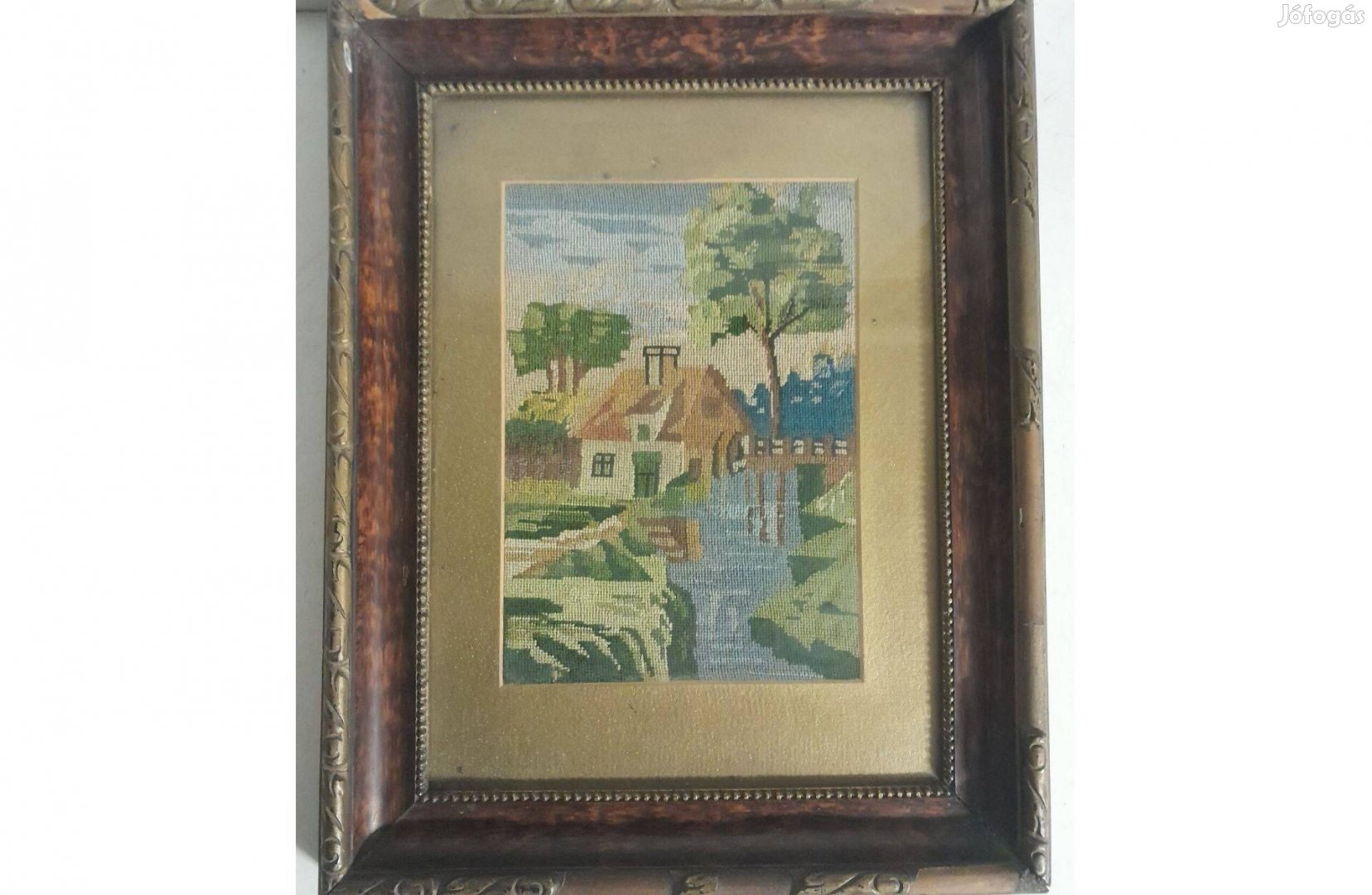 Gobelin, 28,5 x 36 cm (Vízimalom)