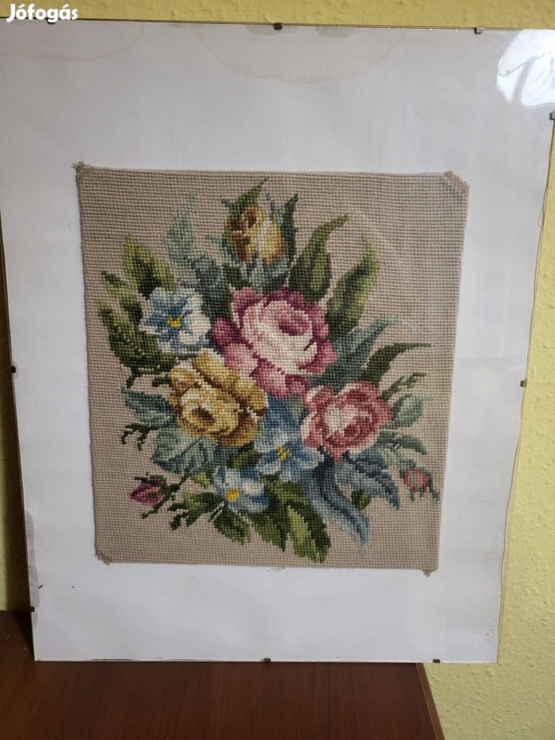 Gobelin hímzés keretben