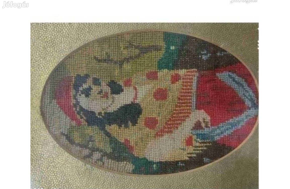 Gobelin keretben cigánylány
