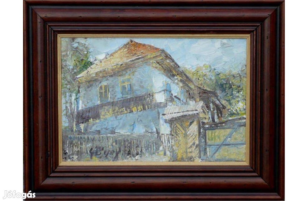 Göcsey József: Erdélyi ház (20x30cm)