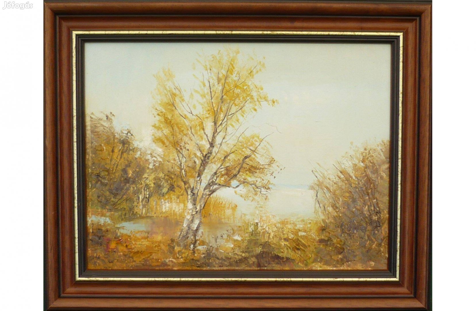 Göcsey József - Őszi vízpart (30x40 cm)