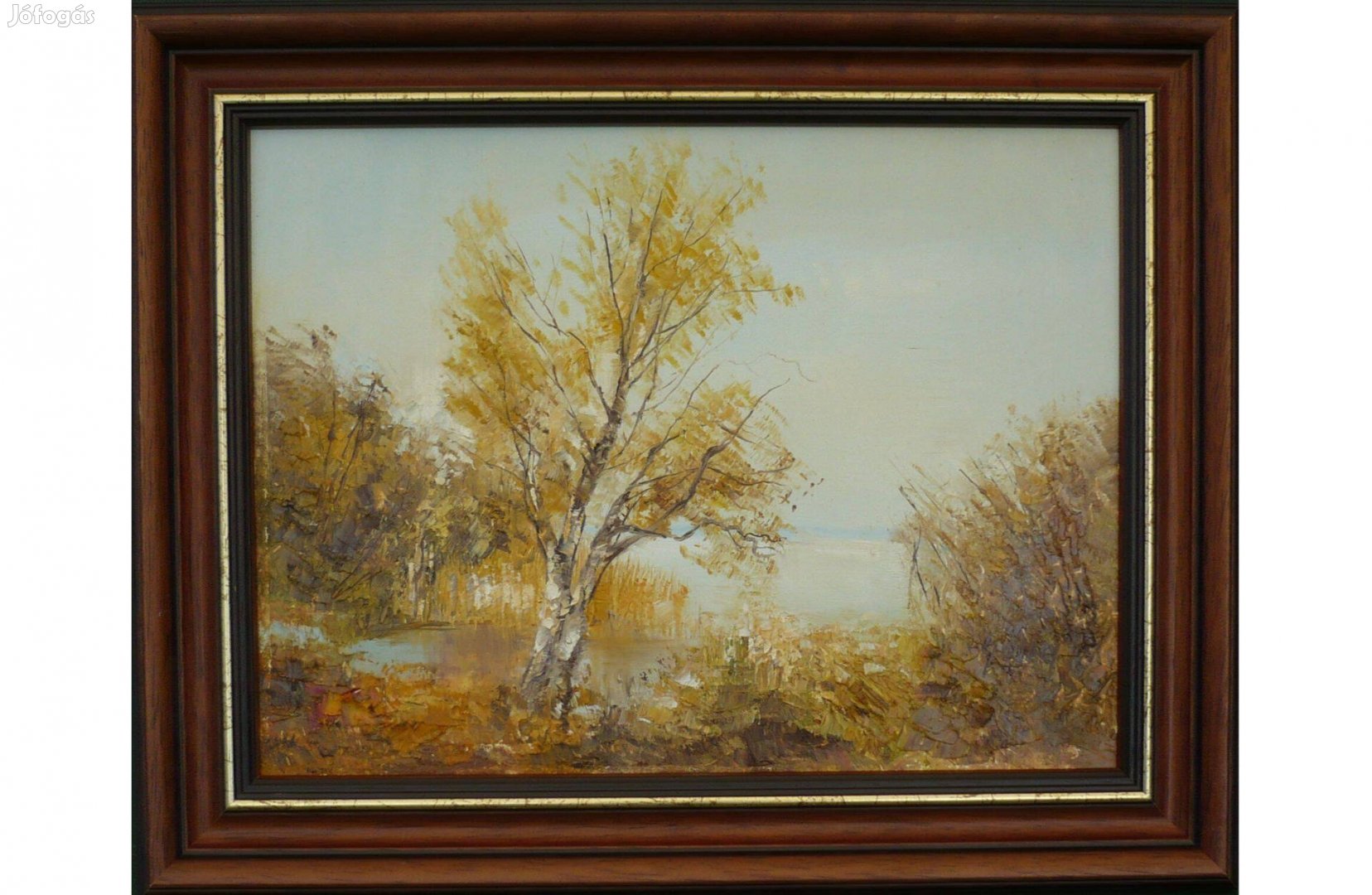 Göcsey József - Őszi vízpart (30x40 cm)