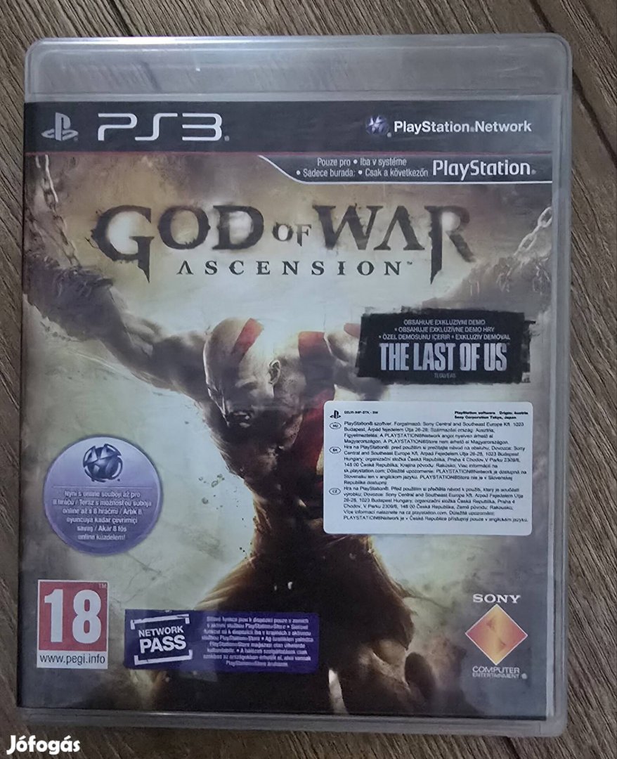 God of War Ascension Ps3 használt játék Playstation 3 