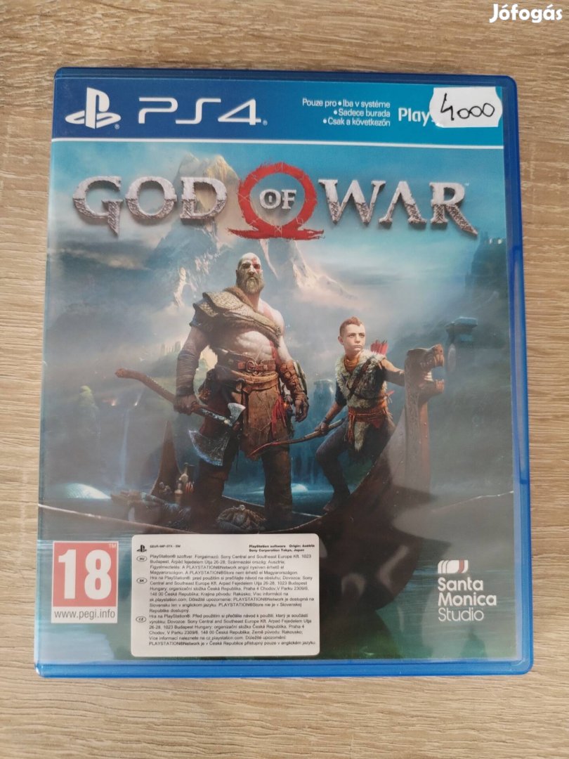 God of War PS4 játék 