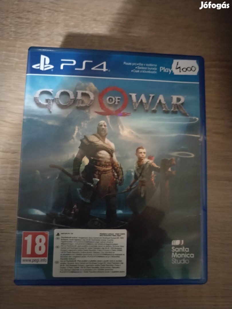 God of War PS4 játék 