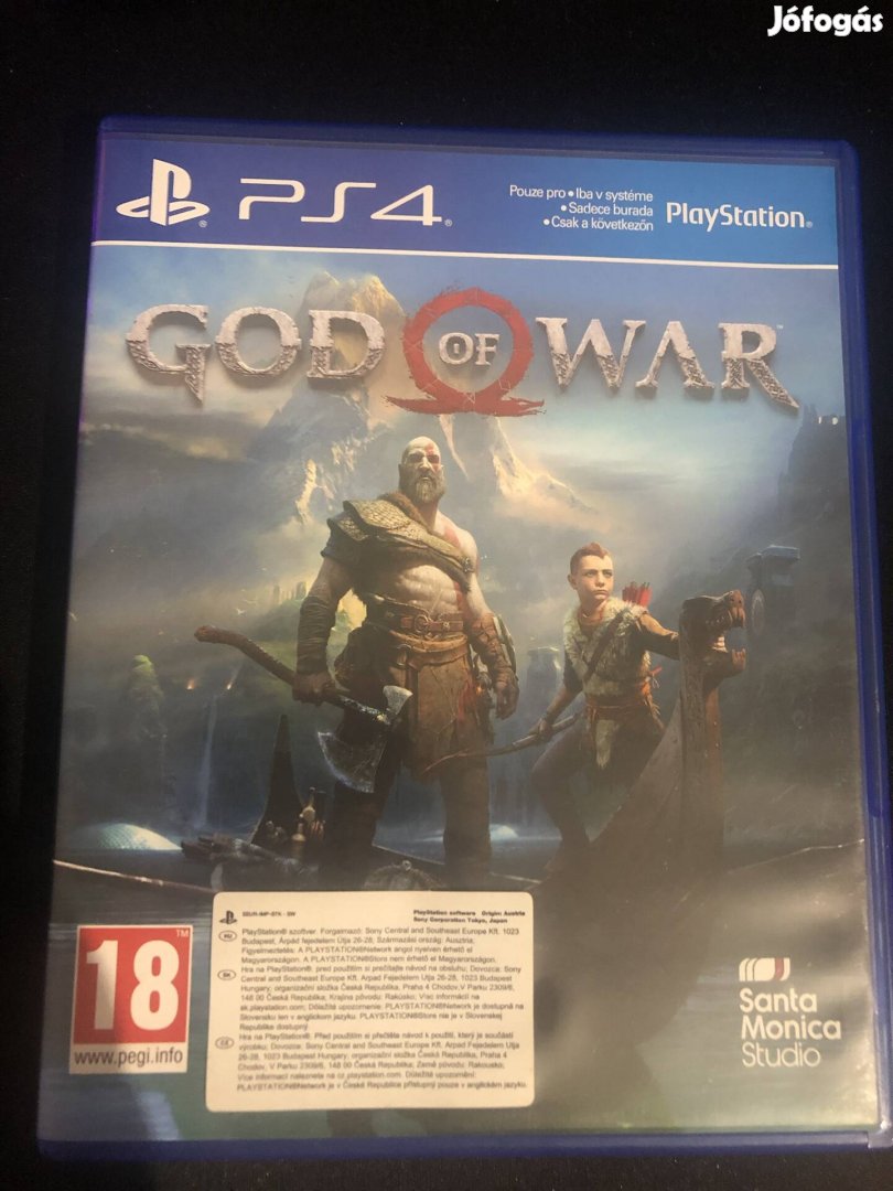 God of War Ps4 Playstation 4 magyar feliratos játék